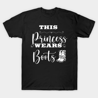 This Princess Wears Boots T-Shirt